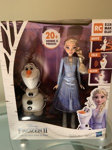 Disney Frozen II Talk and Glow Olaf and Elsa Dolls Remote Control Elsa & Olaf | eBay