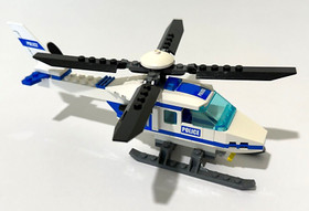 Retired &copy;2008 LEGO 7741 City Police Helicopter 100% Complete + Extras