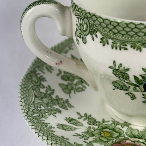 Juego de platillos de taza de té de colección faisanes asiáticos Enoch madera de cuña túnel Inglaterra - Imagen 5 de 9