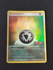 Metal Energy Pokemon Card Reverse Holo Foil Stamped Power Keepers Played HP/DMG