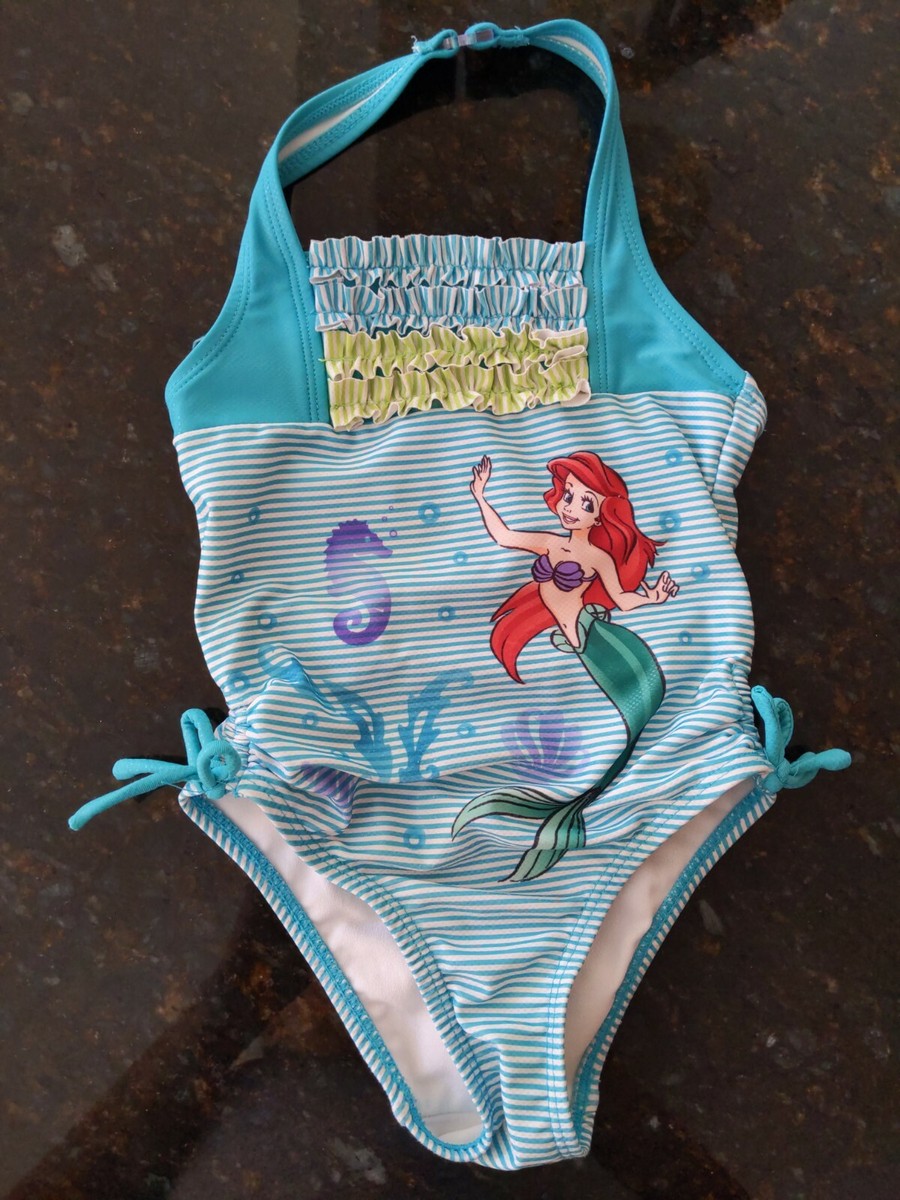 Disney Girl' One Piece 'Ariel' Swimsuit Size 4 Years Pre-owned | eBay