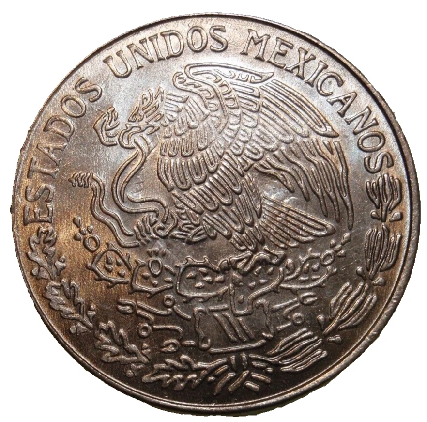 1976 Mexico 1 Peso KM# 460 - Very Nice Choice BU Collector Coin! - Image 2 of 2