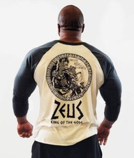 Iron Gods Zeus Workout T-Shirt, Mens Gym Shirt, Greek God Shirt, Gym Outfit, Gym