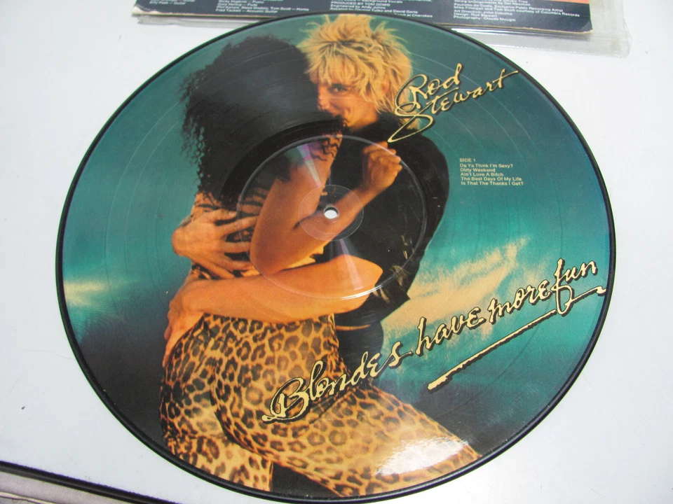 Rod Stewart–Blondes Have More Fun Picture Disc LP Album US 1978 In EX Condition - Image 3 of 4