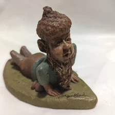 Vintage 1999 Tom Clark Tim Wolfe Gnome Harris Surfboard  - Signed