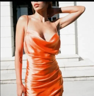 open lace back dress Zabbarra Off The Shoulder Mini Dress | Orange | Womens