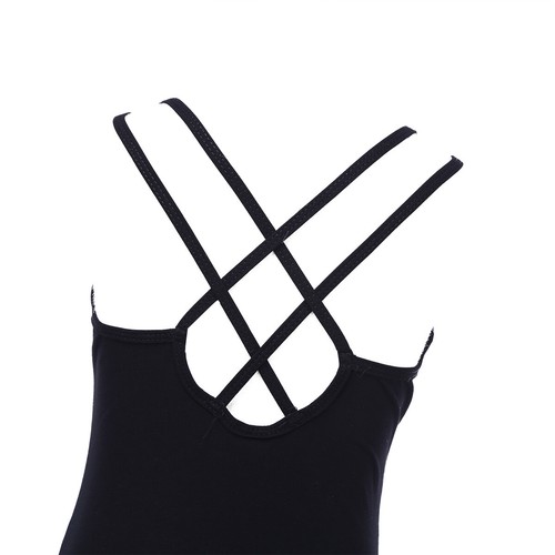 AU Kids Girls Double Straps Ballet Leotard Professional Dance Gymnastic Bodysuit - Picture 9 of 32