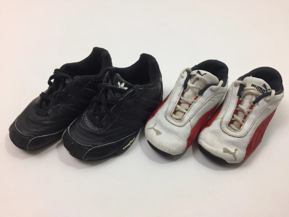 2x Kinder Schuhe Adidas GOOD YEAR Gr. 23 Leder Puma SPEEDCAT