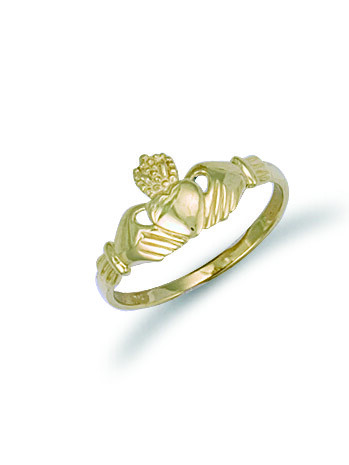 9ct Gold Mexican Estados Unidos Emperador Peso Coin Ring Small Size 5/K
