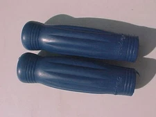 Vintage Blue Tricycle Grips 7/16" ID Elgin Colson Murray Amf Rollfast nos
