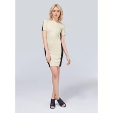 Womens Size Medium Wilfred Artizia Colorblock Stretch Ponte Knit Bodycon Dress