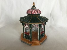 Lemax Gazebo Dorato Ottagonale 8 Lati 6” x 4” Accessorio Villaggio di Natale Senza Scatola