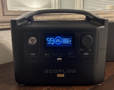 EcoFlow  - RIVER Pro Portable Power Station EF4 PRO 720wh 600W 120V