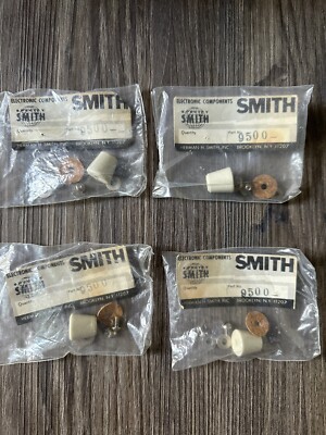 Smith 9500 Lot of 4 - HV Insulator, Conical. 1kV