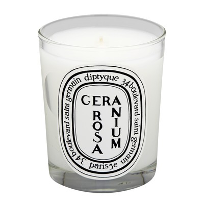 Diptyque Rosa Geranium Scented Candle 190g Household Home Bedroom Relaxing Sleep