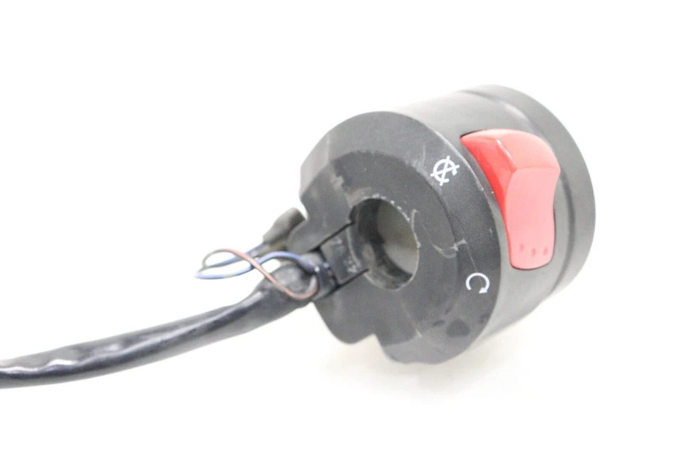 06-07 SUZUKI GSXR750 OEM RIGHT CLIP ON HANDLE KILL OFF START SWITCH SWITCHES - Image 2 of 4