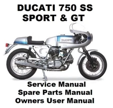 DUCATI 750 SS GT Owner Workshop Service Repair Parts Manual PDF file DESMO SPORT