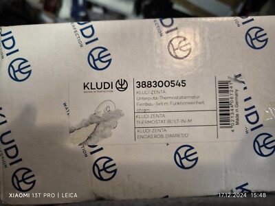Kludi Zenta Unterputz Thermostatarmatur 