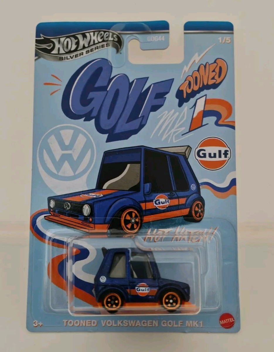 Hot Wheels 2025 Silver Series GULF TOONED VOLKSWAGEN GOLF MK1 FREE