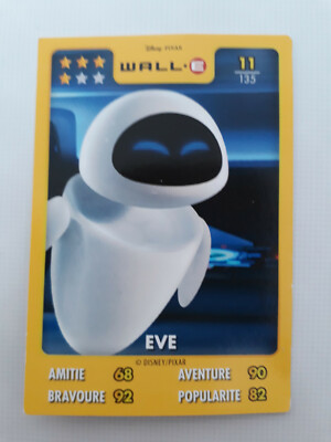 EVE Repräsentantenkarte Filmfigur WALL-E Serie Helden Disney und Pixar Sehr guter Zustand