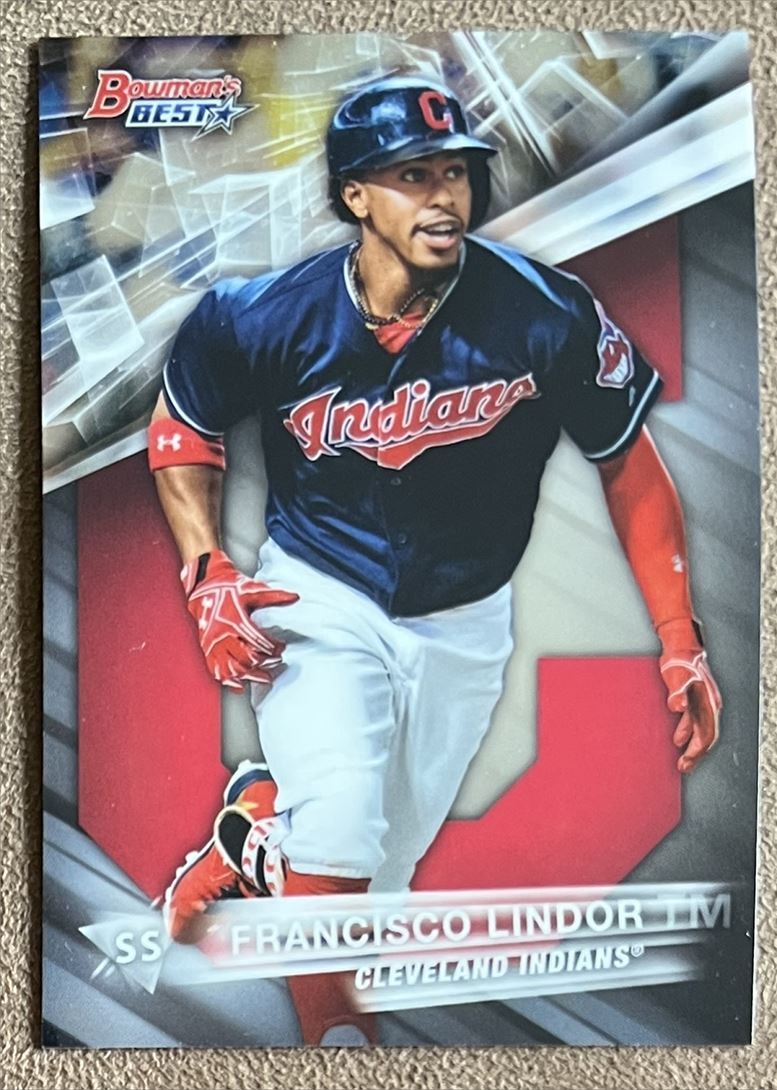 2016 Bowman's Best Francisco Lindor Akron Rubberducks #40 MLB