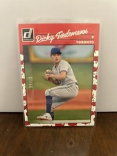 Ricky Tiedemann 2023 Donruss  Retro 1990  #249 AMERICA VARIATION /50 Blue Jays