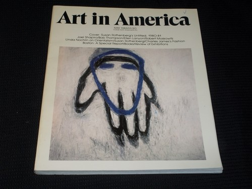 1983 MAY ART IN AMERICA MAGAZINE - SUSAN ROTHBERG'S UNTITLED COVER - E ...
