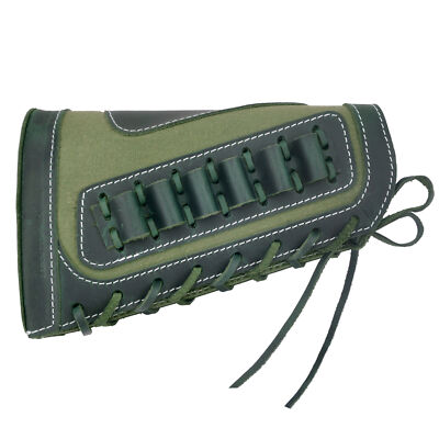 Leather Rifle Shell Holder Buttstock Cartridge Holder Ammo .308 Marlin Henry