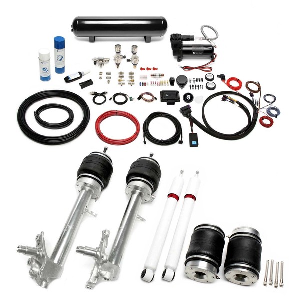 TA-TECHNIX Luft Fahrwerk Airmanagement FÜR Bmw 3 Serie E30 19L Tank Schwarz-image