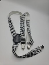 Piano Suspenders Unisex Adult EUC Music Costume Adjustable Up To 42"