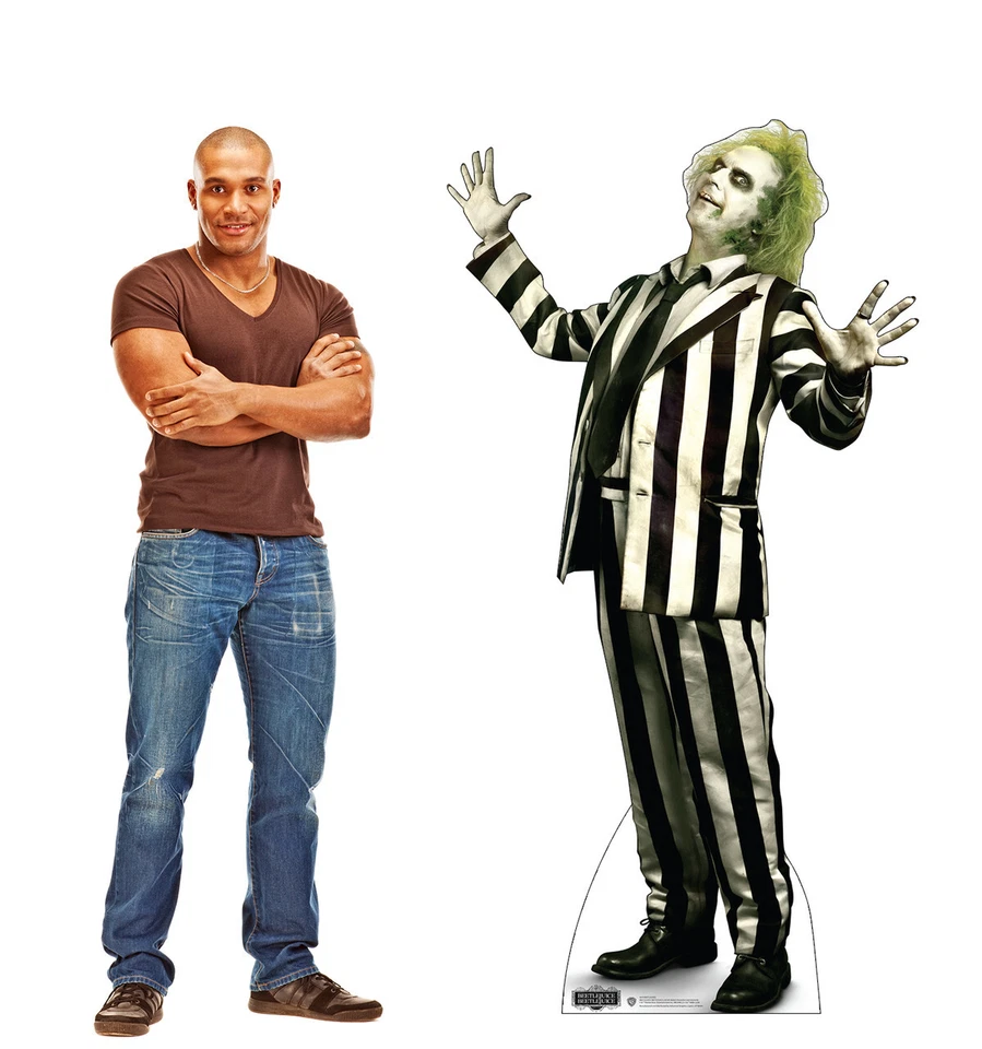 Beetlejuice Cardboard Cutout Cardboard  Lifesize  Cutout Standee It's Showtime - Image 3 of 4