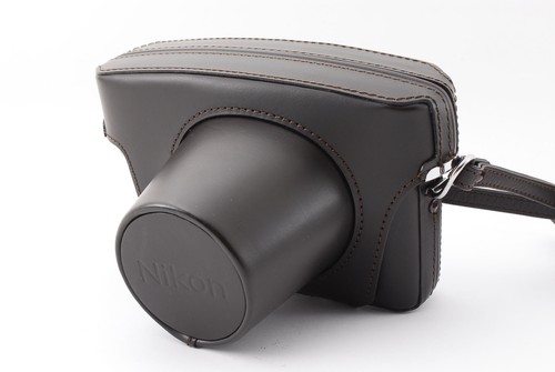 Nikon S3 Year 2000 Limited Edition Genuine Leather Case Dark Brown From JAPAN - Picture 10 of 24