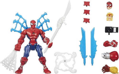 Marvel Super Hero Mashers Spin Attack Spider-Man Figure Sabretooth - Picture 4 of 4