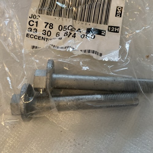 BMW Original 5 G30 Hinterachsträger Exzenter 2x Schrauben M14X1,5 33306874090