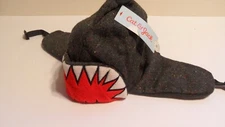 Boys Trapper Hat Shark Cat & Jack Fashion Gray Winter One Size Fits Most NWT