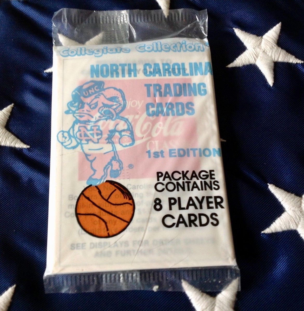 1989 1ST EDITION NORTH CAROLINA BASKETBALL CARD PACK POS.GOLD?+ JORDAN TAR HEELS 1989 1ST EDITION NORTH CAROLINA BASKETBALL CARD PACK POS.GOLD?+ JORDAN TAR HEELS