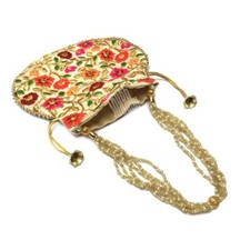 Handmade Rare Women's Traditional Potli Handbag For Party Wedding