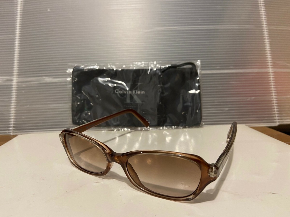 Calvin Klein Brown Translucent Sunglasses NEW CALVIN KLEIN 20537S 280 BROWN GRADIENT AUTHENTIC  main image 3