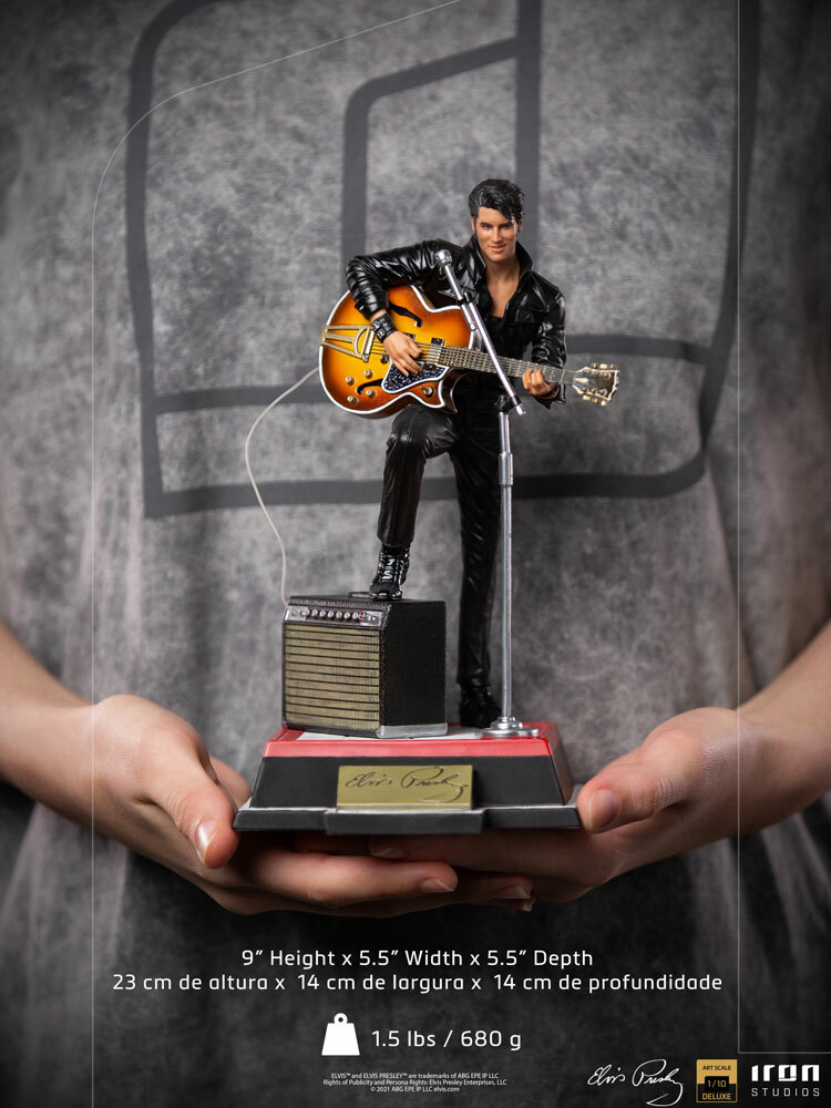 1/10 Elvis Presley Comeback Deluxe Statue Iron Studios 908447