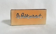 Vintage Matchbox Le Restaurant Hotel Ibis Anaheim California Advertising Matches