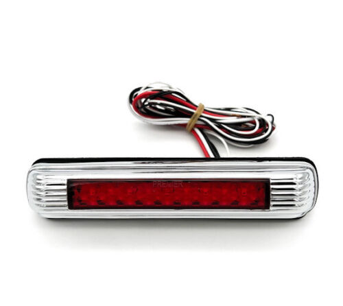 Universal LED Third 3rd Brake Light License Plate Light - Chrome - Picture 2 of 6
