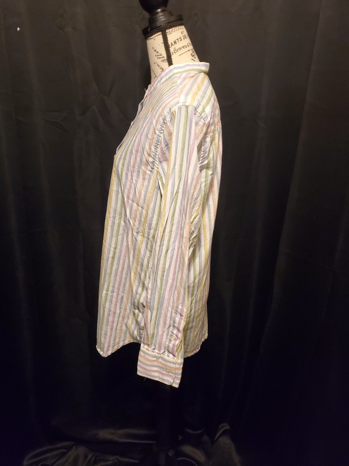 Workshop Republic Multi-Colored Striped Button-Up… - image 3