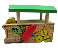 VTG 2001 Thomas  Friends Wooden Railway Loader Arlesdale Barrel Co 1 Barrel