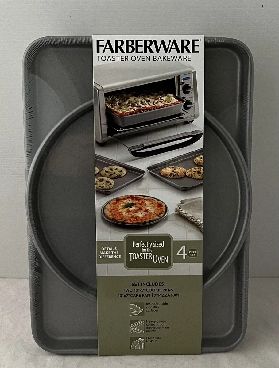 Farberware - 4-Piece Nonstick Bakeware Set - Gray