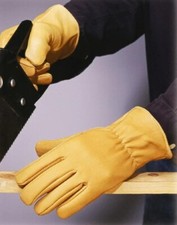 Dupont PIP Size M (8) Grain Goatskin General Protection Work Gloves QTY 2 Pairs