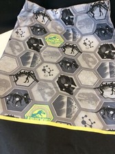 Jurassic World Twin Flat Sheet 64" x 88" Dinosaur Print Franco Brand