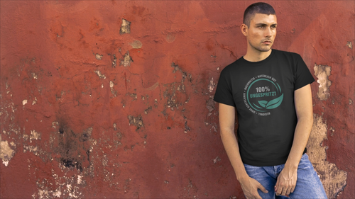 100% UNGESPRITZT Ungeimpft Corona Politik Demo Comedy Sprüche Spaß Fun T-Shirt - Video 1 von 1