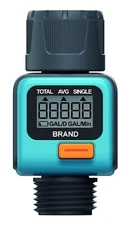 Water Flow Meter for Garden Hose for Watering  or Filling RV Tank - Shows Usage