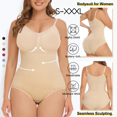 Bauchkontrolle Bodysuit Slip Sculpting Shaper Tank Top Bodys Snatched Waist - Bild 19 von 66