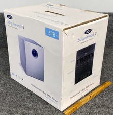 LaCie 5big Network 2 U Professional 5-Bay RAID Server w/5 1TB HDDs Adapter +Cord